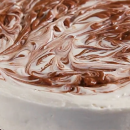 Cheesecake de chocolate marmorizado: elegante e gourmet