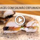 Bagel com salmão e cream cheese: um sonho de sanduiche!