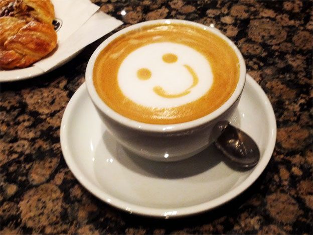 Latte art informática smileys