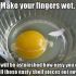 Recuperar uma casquinha de ovo