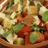 Salada de legumes crus: fattoush