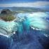 Ilusão da cachoeira submersa, Ilha Maurício, Oceano Índico