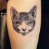 16. Tatuagem de gato