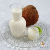 Gordura de coco e leite de coco