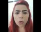 Em vídeo hilário, mulher mostra o resultado de sua sobrancelha definitiva
