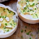 Quiche de abobrinha e Camembert, sem massa, feita na própria embalagem do queijo! Receita passo a passo