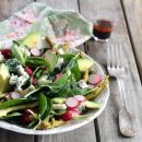 Valorize uma salada graças ao Fourme d'Ambert!  Receita passo a passo