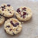 GALETTES de FLOCOS DE ARROZ, coco e cranberries!