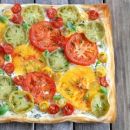 Torta colorida de tomates: linda, crocante e a sua família vai amar!