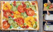 Torta colorida de tomates: linda, crocante e a sua família vai amar!