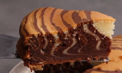 Zebra Cake de chocolate e baunilha é gostoso e impressionante!