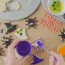 Como preparar biscoitos decorados para Halloween com as crianças!