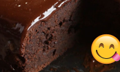 Incrivelmente bom: brownie de chocolate com cobertura!