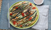 Haemul Pajeon: crepe coreano com mexilhões e cebolas