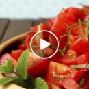 Vídeo dica: retirando as sementes do tomate e picando para molho ou vinagrete