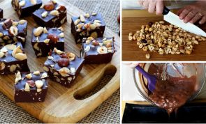 Quadradinhos crocantes de chocolate: fáceis de fazer e derretem na boca