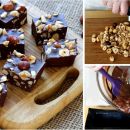 Receita passo a passo: como fazer quadrados de chocolate com Nutella e frutas secas