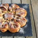 FIORE ALLA NUTELLA ou BRIOCHE FLOCO DE NEVE... Não, você não está sonhando! Receita passo a passo!