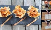 Cestinhas asiáticas de camarão: fáceis de fazer e com sabores suntuosos!