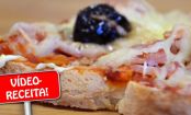 Vídeo receita: Pizza canapé rápida e prática