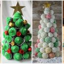 30 árvores de Natal feitas com vários tipos de elementos comestíveis