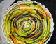 Torta salgada em espiral com legumes, tiande legumes!