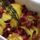 Tian de batata com sabores mediterrânicos: fácil e saboroso