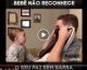 REAÇÃO DE BEBÊ AO VER PAI SEM BARBA PELA PRIMEIRA VEZ
