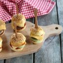 MINI-FOME = MINI-BURGERS: as RECEITAS!    Receita passo a passo