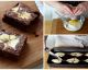 Receita passo a passo: brownie marmorizado tipo cheesecake