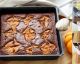 100% Halloween: brownie marmorizado com purê de abóbora