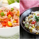 Como fazer uma deliciosa salada de arroz!   Receita passo a passo