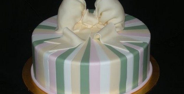 Striped cake