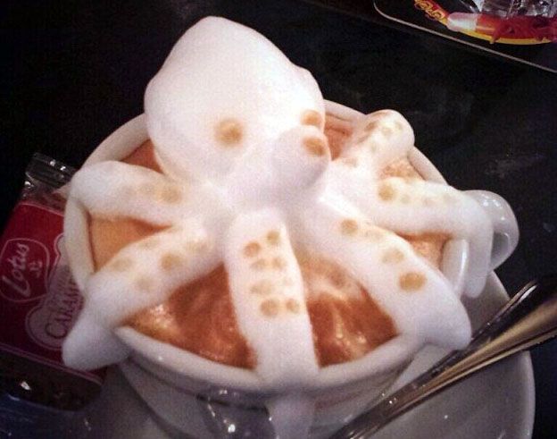Latte art 3D
