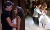 Casal recria famosa dança do filme 'Dirty Dancing' em seu casamento e vídeo viraliza.