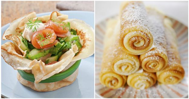 Uma refeição 100% crepes !