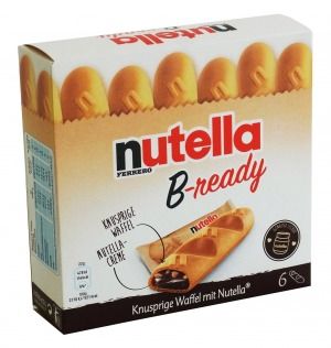 Ferrero lança o B-Ready, um biscoito recheado de Nutella