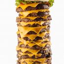 Que tal comer um hamburguer gigante e não ter que pagar a conta?!