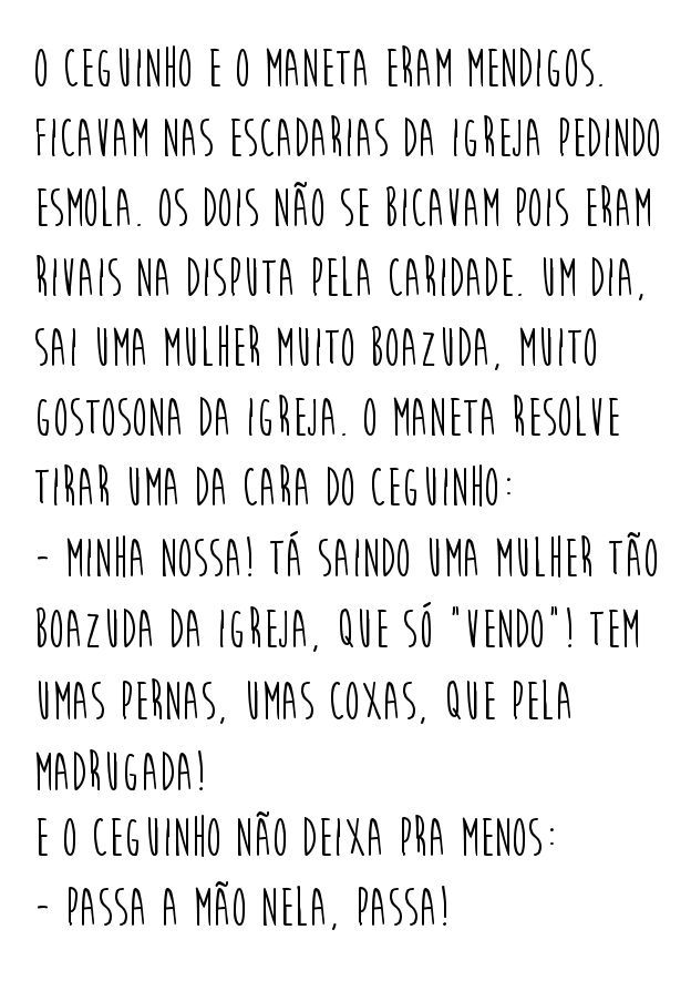Rindo na cozinha - O ceguinho e o maneta