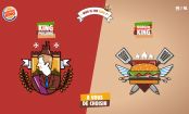 Porque o verdadeiro rei está irritado com o Burger King!