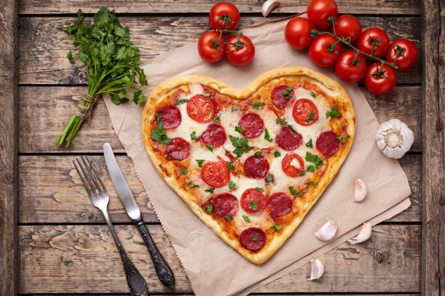 A pizza que é uma verdadeira declaração de amor!