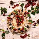 Coroa de Natal com creme de nozes: linda e deliciosa!
