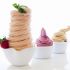 Torre de sorvete de iogurte