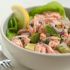 Salada de salmão e abacate