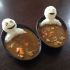 Onsen: personagens num banho termal de sopa