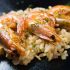 Risotto alla crema di scampi (Risotto ao creme de camarão)