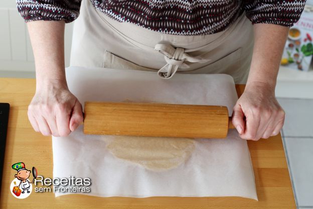 Como abrir as massas