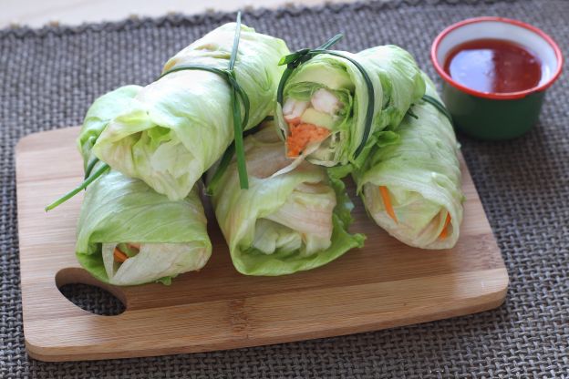 Spring rolls de alface