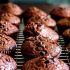 Os muffins de chocolate