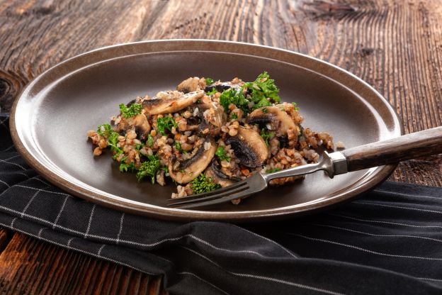 4. Reaquecer os cogumelos